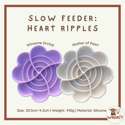 Slow Feeder: Heart Ripples 💗
